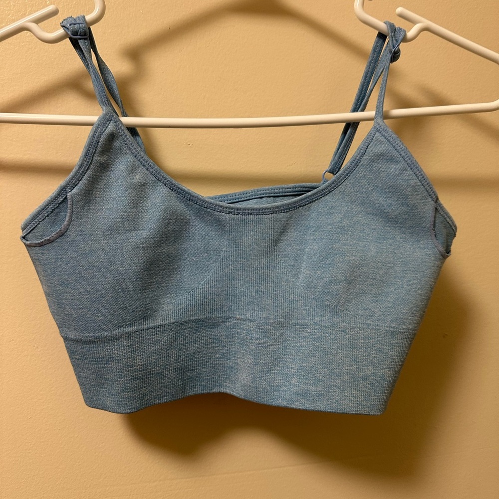 Blue Women's Intimate Crop Top